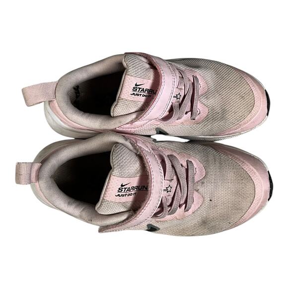 Nike Star Runner 2 Kid Girls Size 12 Pink White Running Shoe Athletic Comfort - Picture 8 of 11